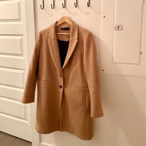 Zara Camel Oversized Coat